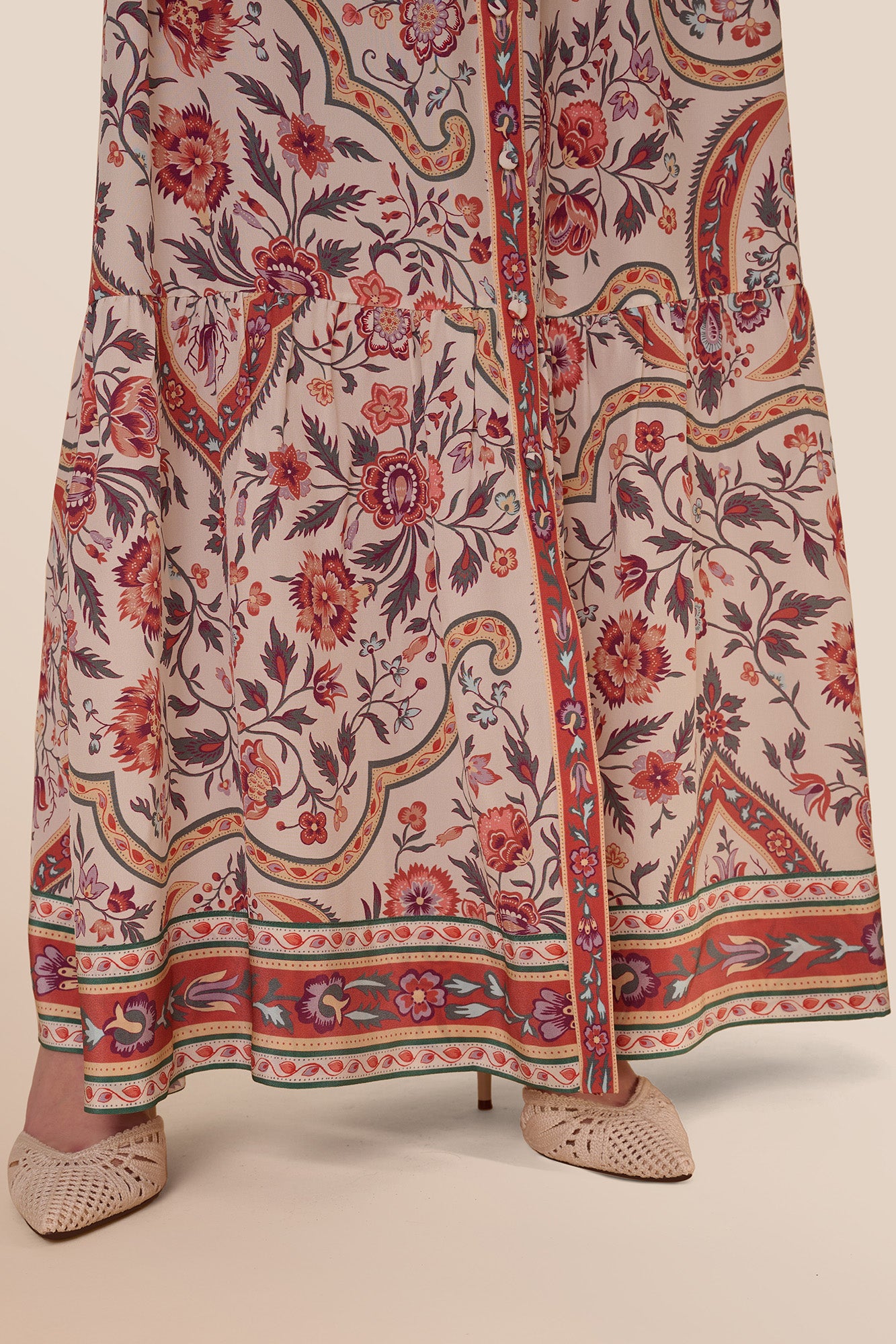 Nalini Ivory Jaipur Tile Dress