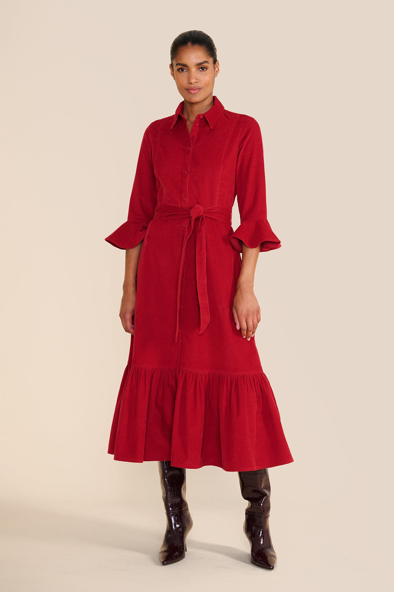Nalini Red Dress