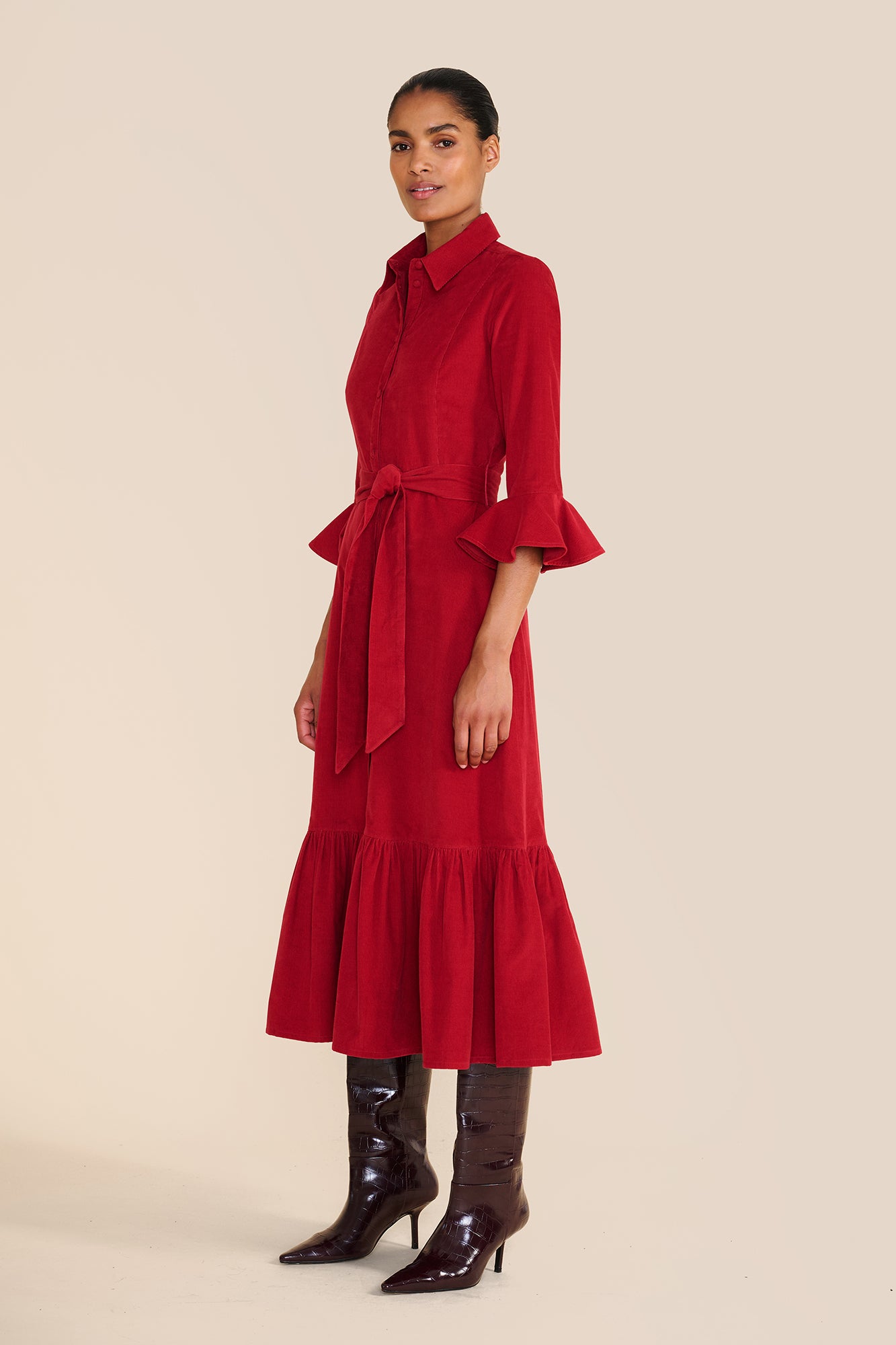 Nalini Red Dress