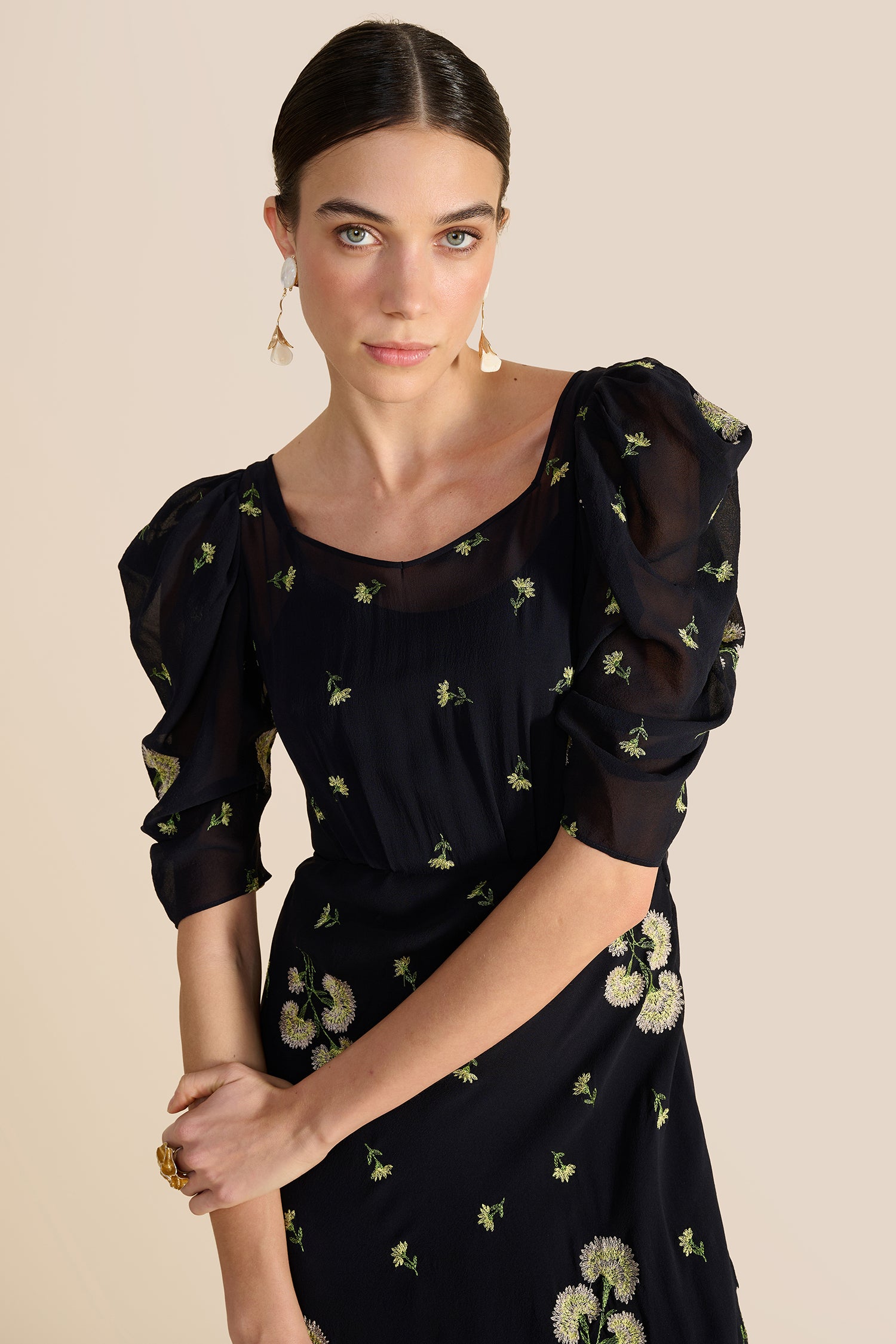 Paloma Navy Dandelion Dress