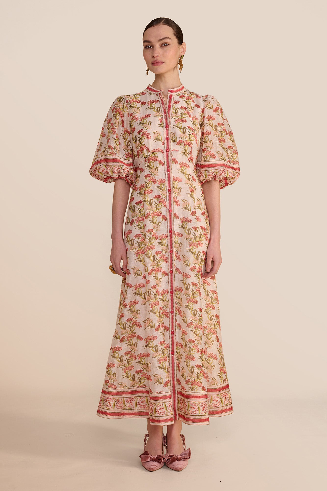 Raika White Geranium Dress