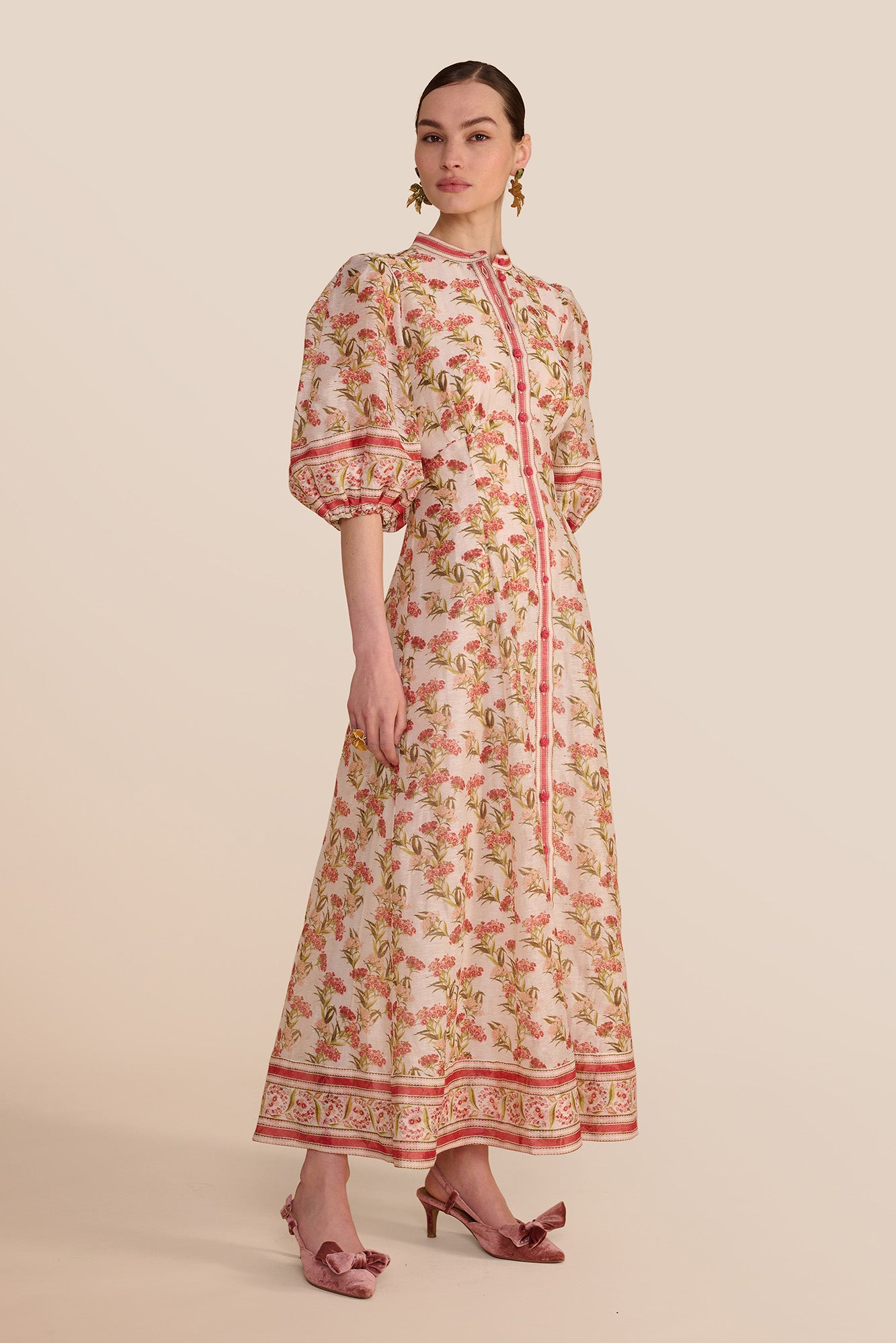 Raika White Geranium Dress