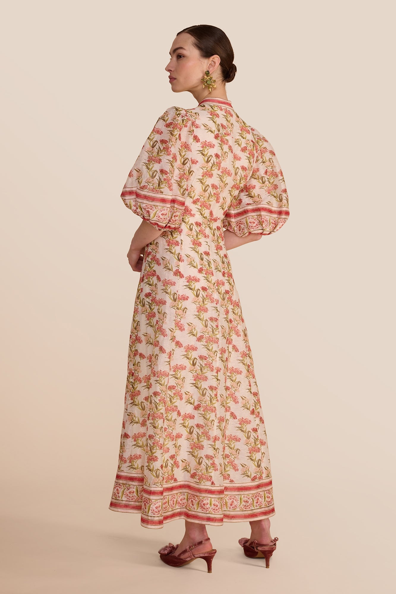 Raika White Geranium Dress