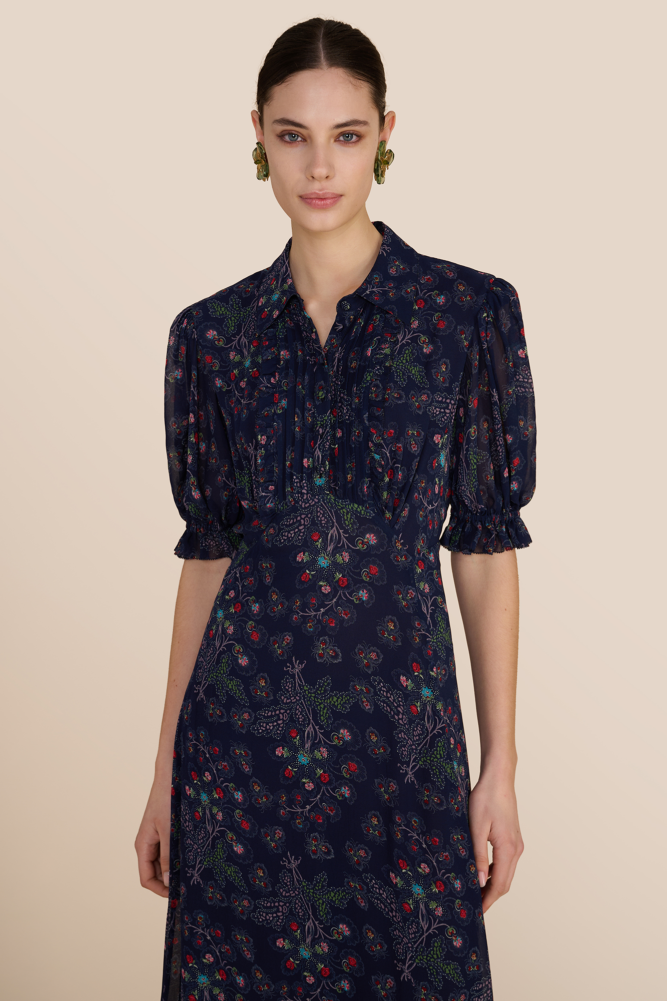 Ramona Navy Heart Dress