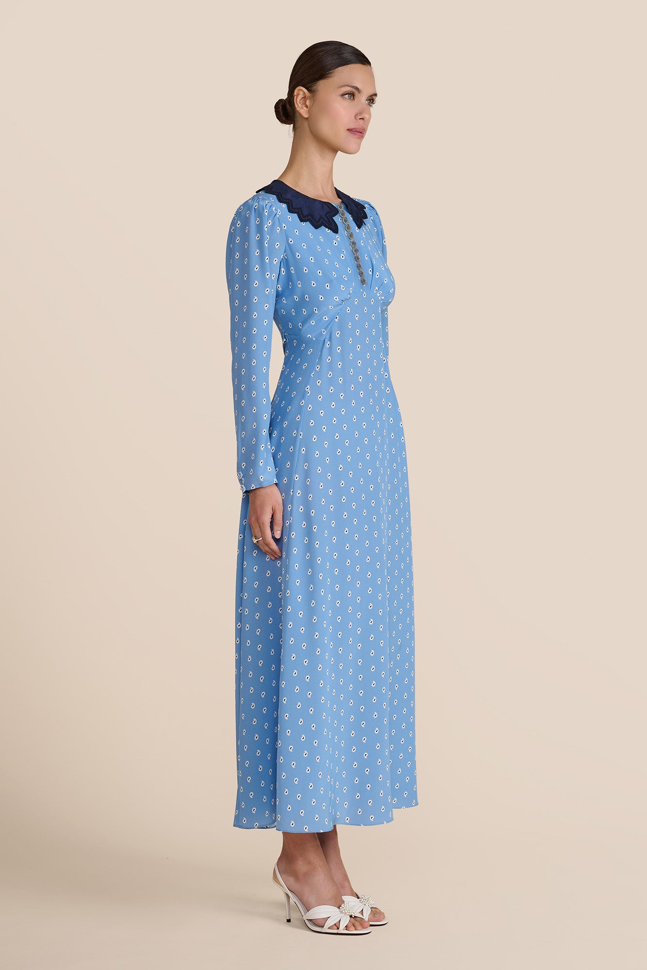 Romy Chambre Paisley Dress