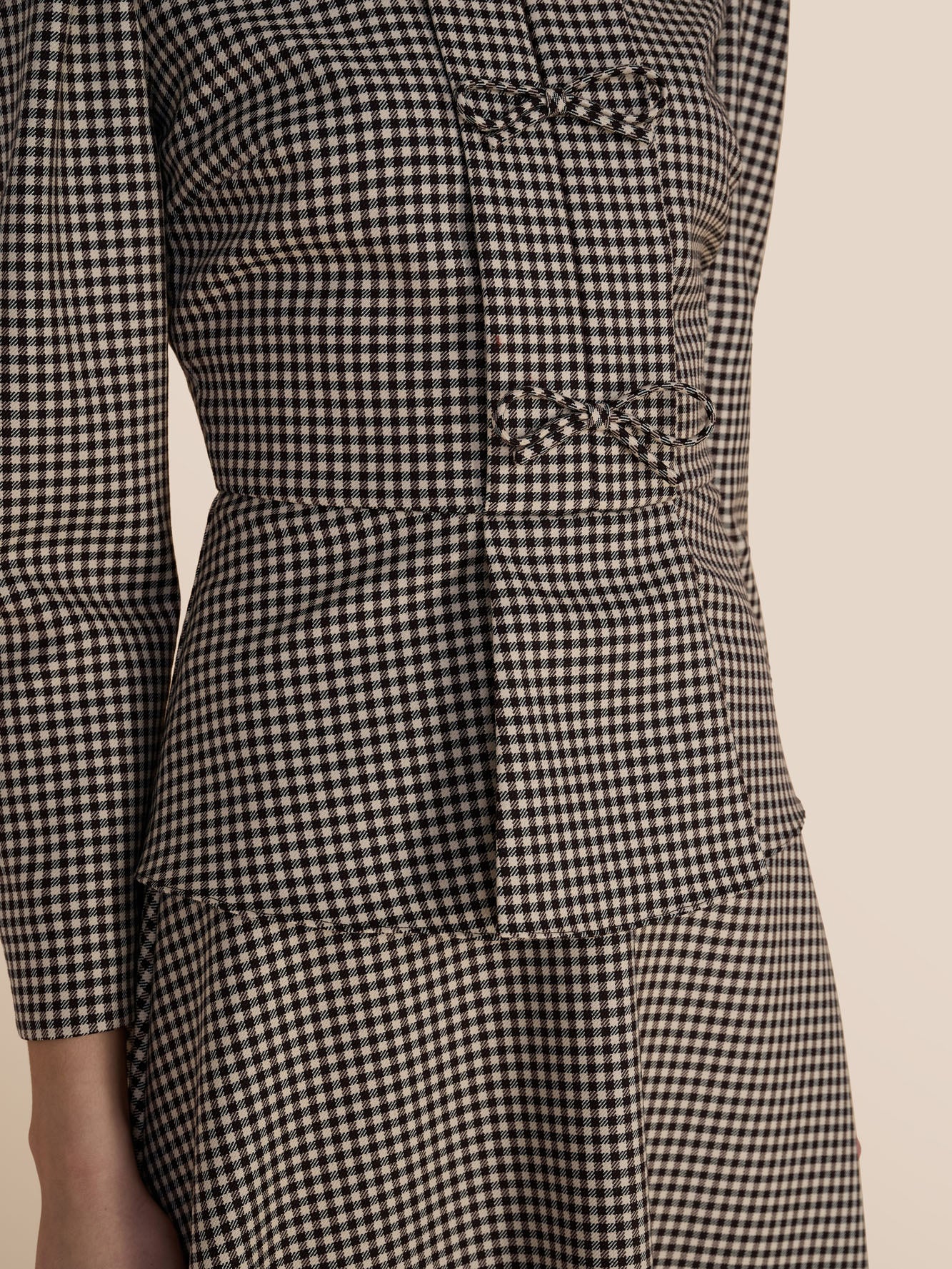 Serena Micro Check Blouse