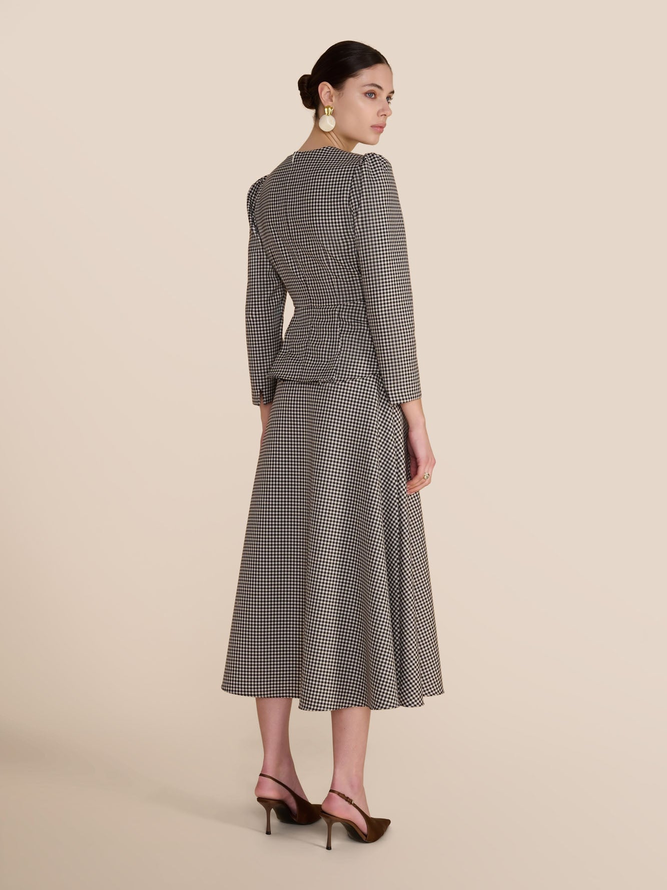 Arabella Micro Check Skirt