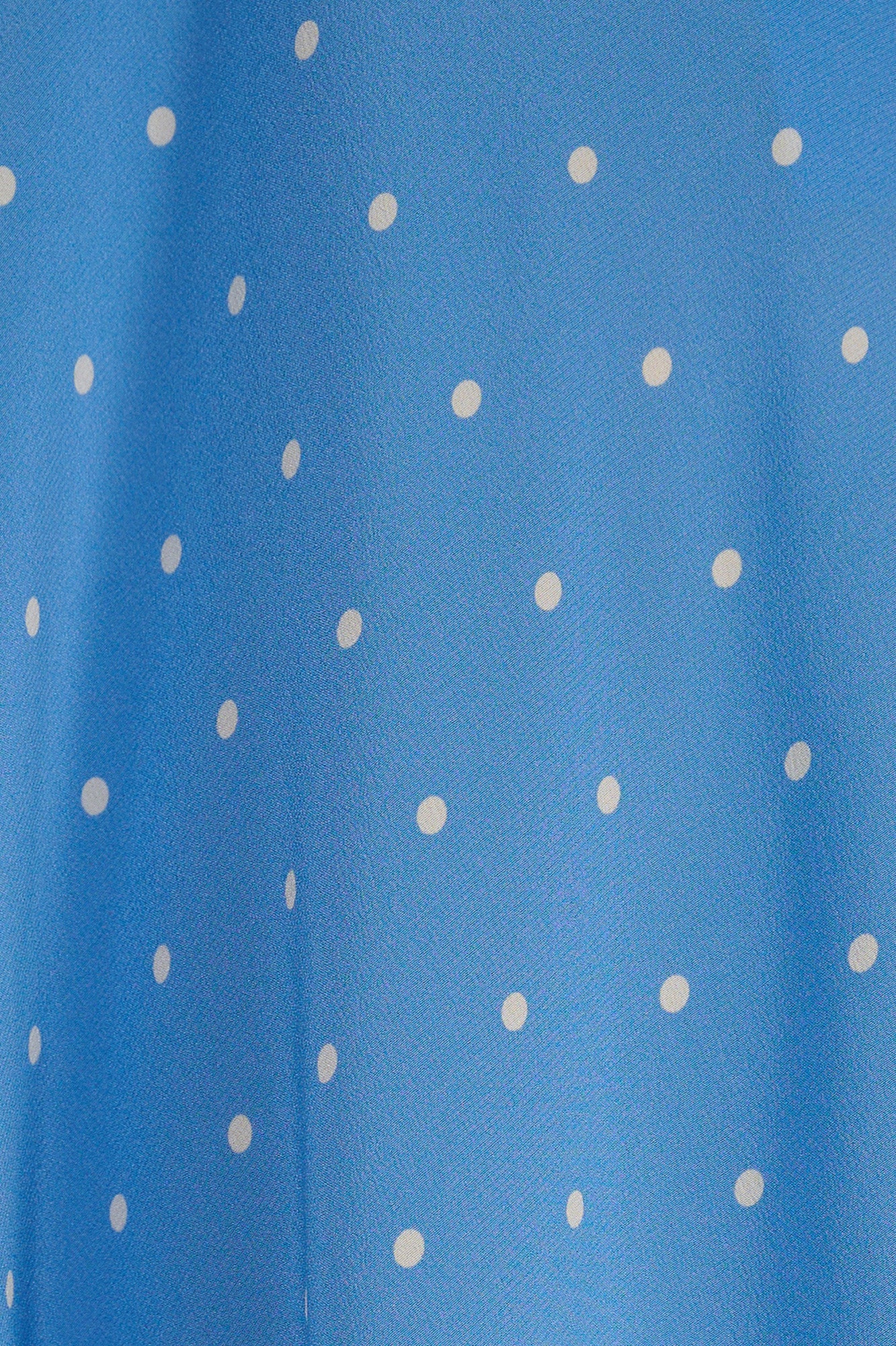 Serena Cornflower Polka Dot Blouse