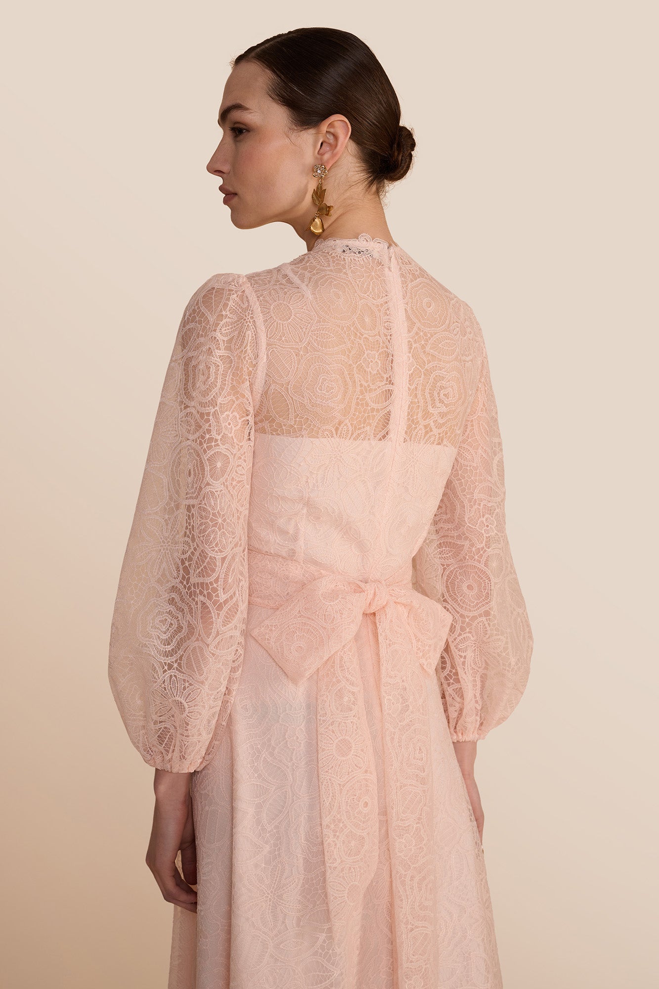 Sonia Blush Lace Dress
