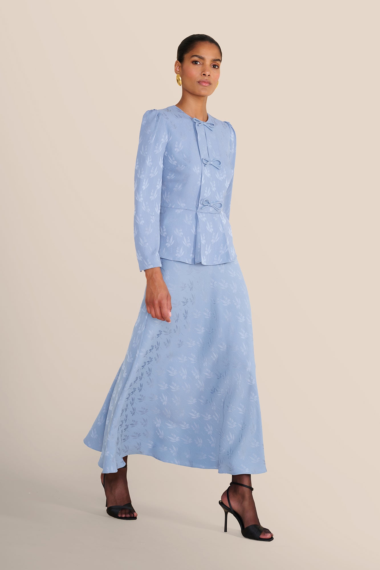 Arabella Floral Jacquard Skirt