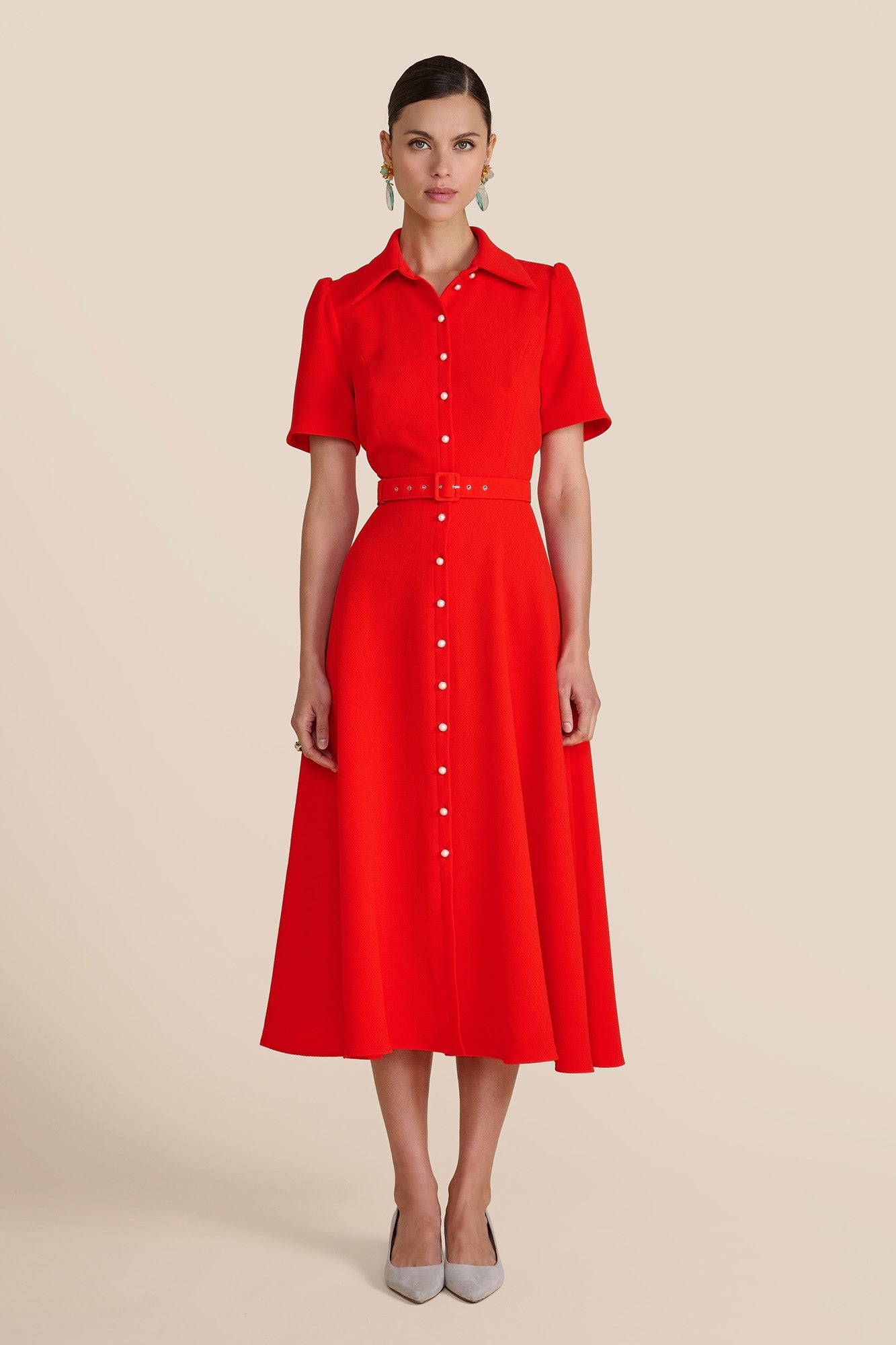 Violet Sunset Red Dress
