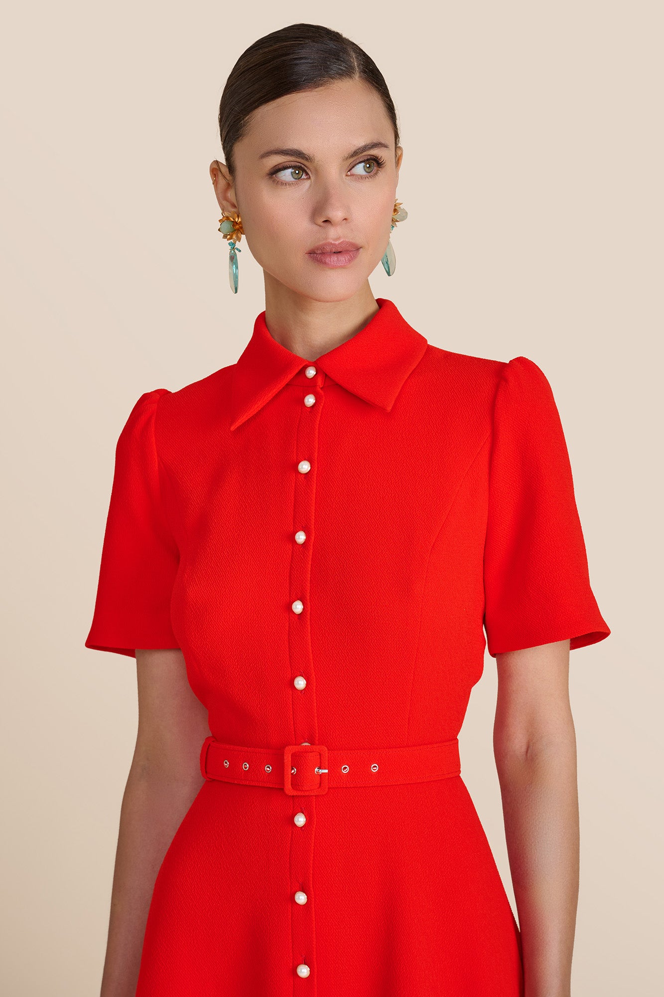 Violet Sunset Red Dress