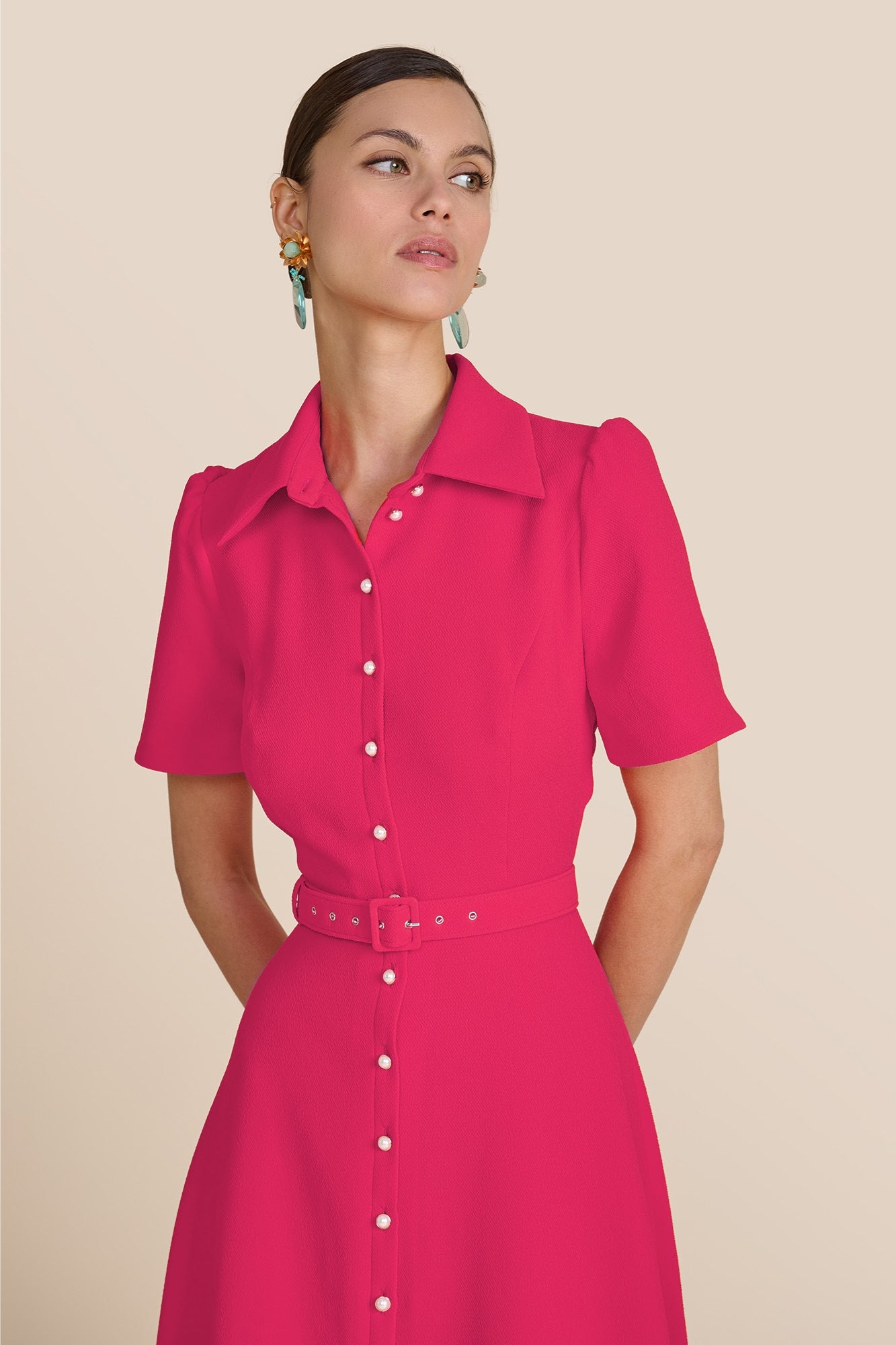 Violet Fuchsia Dress