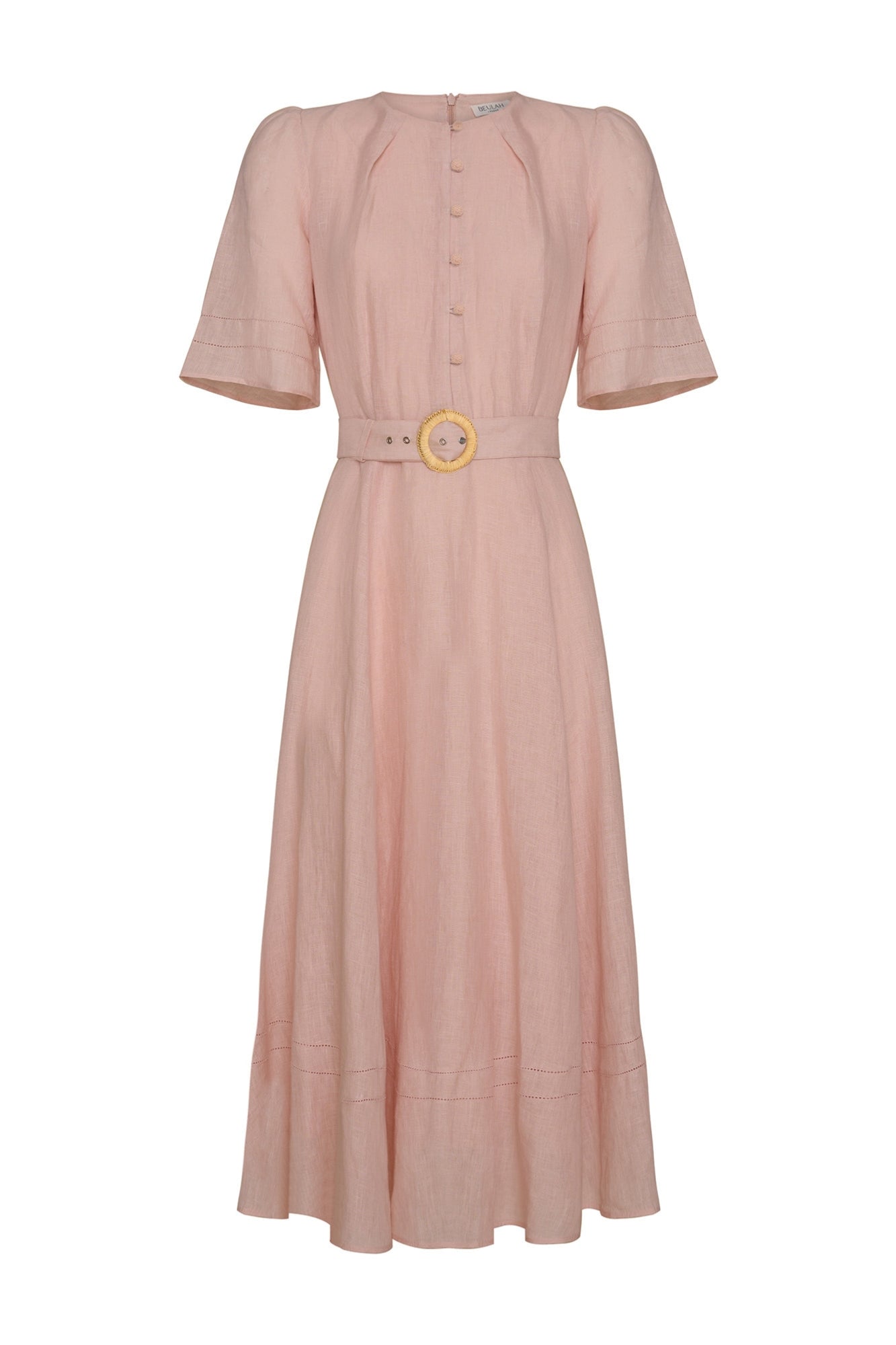 Aybra Linen Blush Dress
