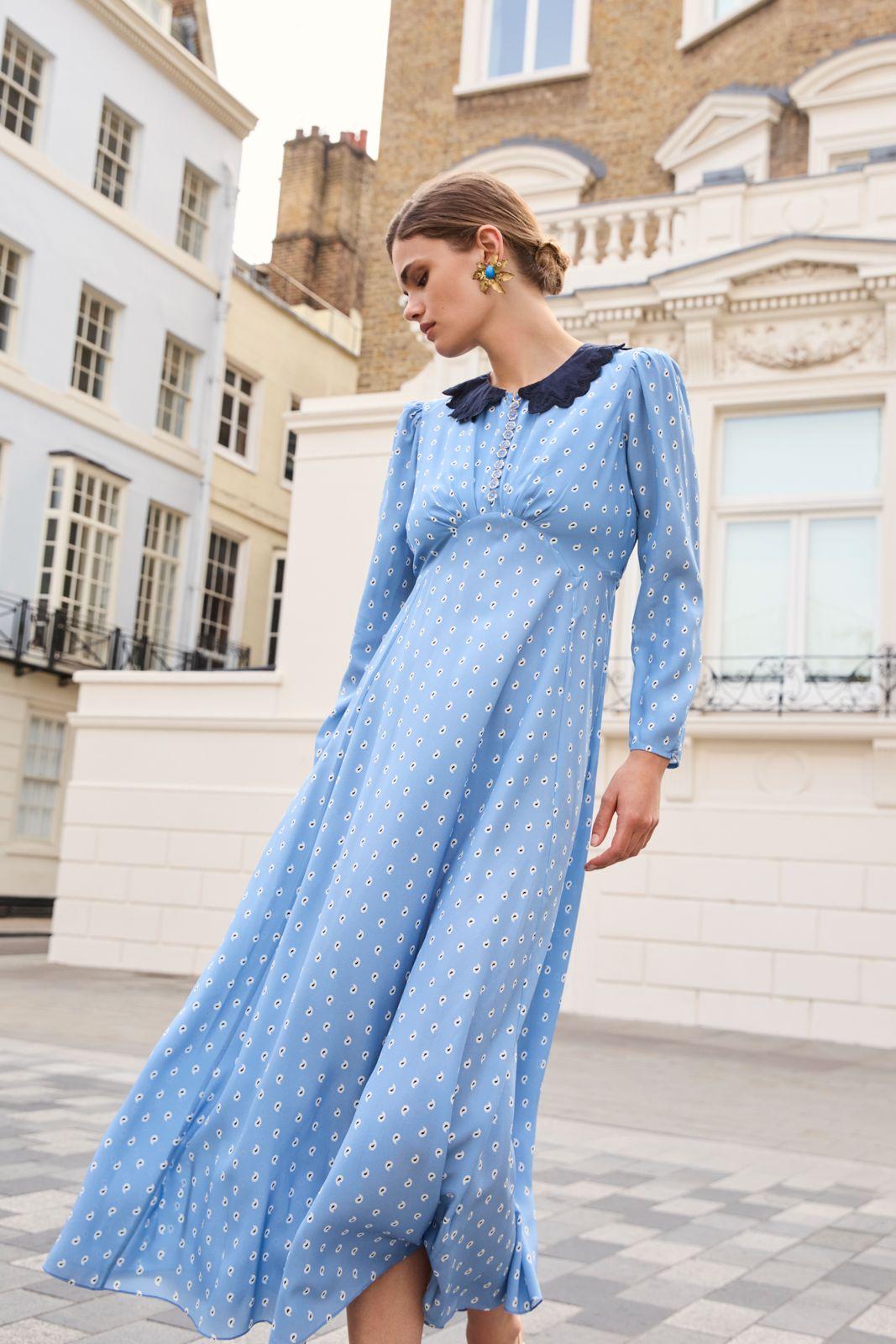 Romy Chambre Paisley Dress