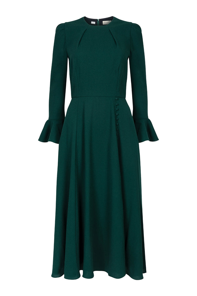 Yahvi Forest Green Dress