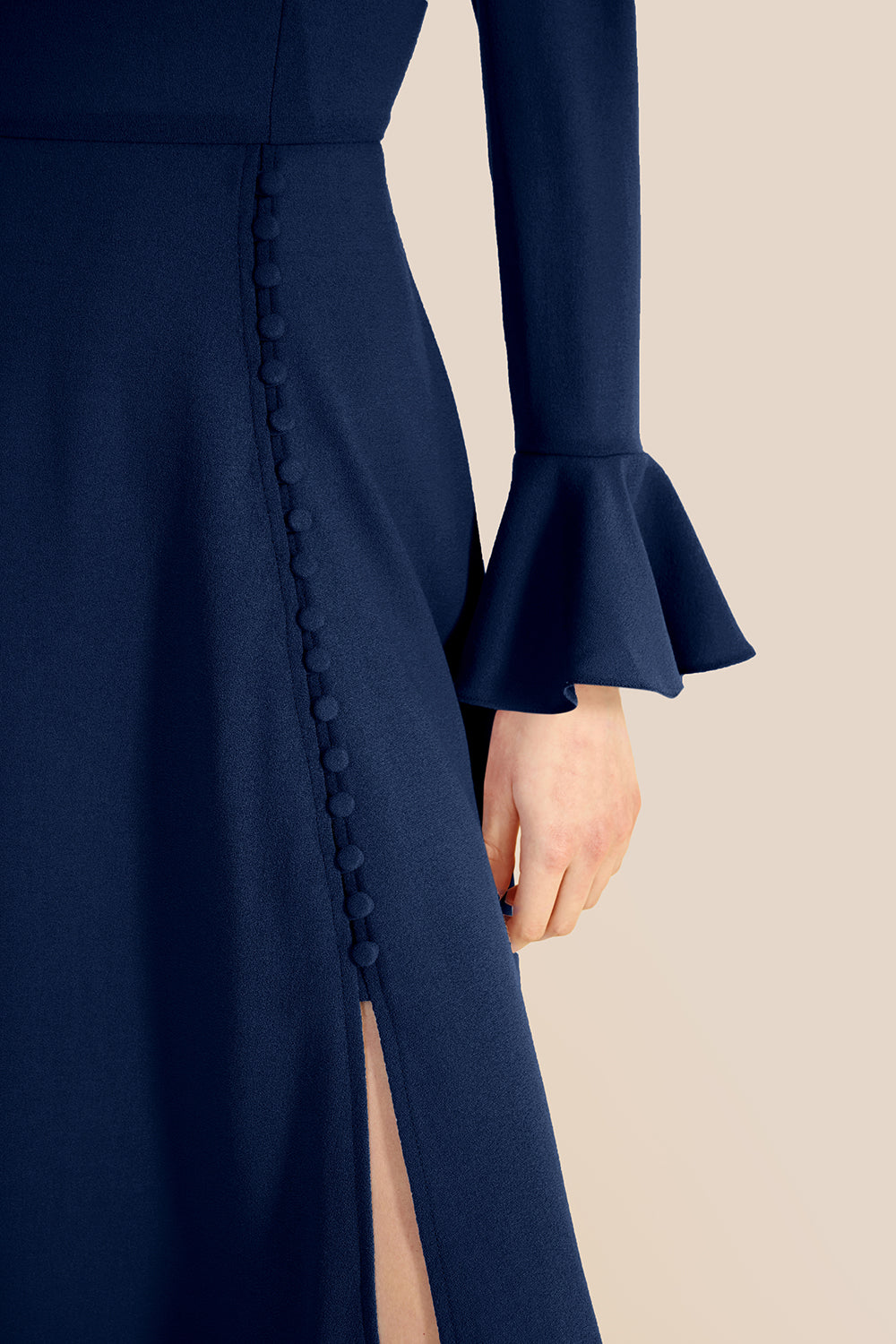Yahvi Navy Dress