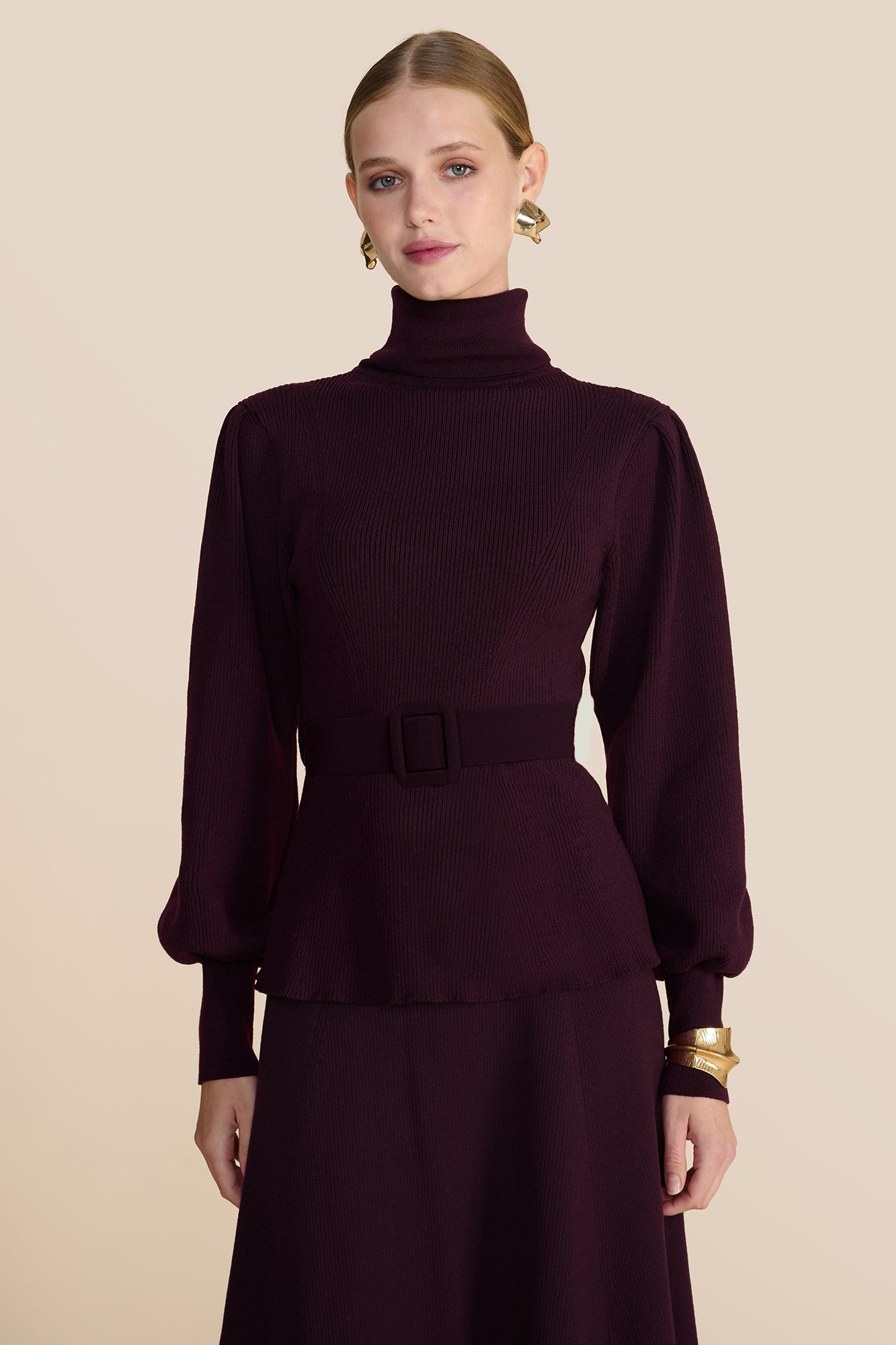 Estella Knit Jumper Plum