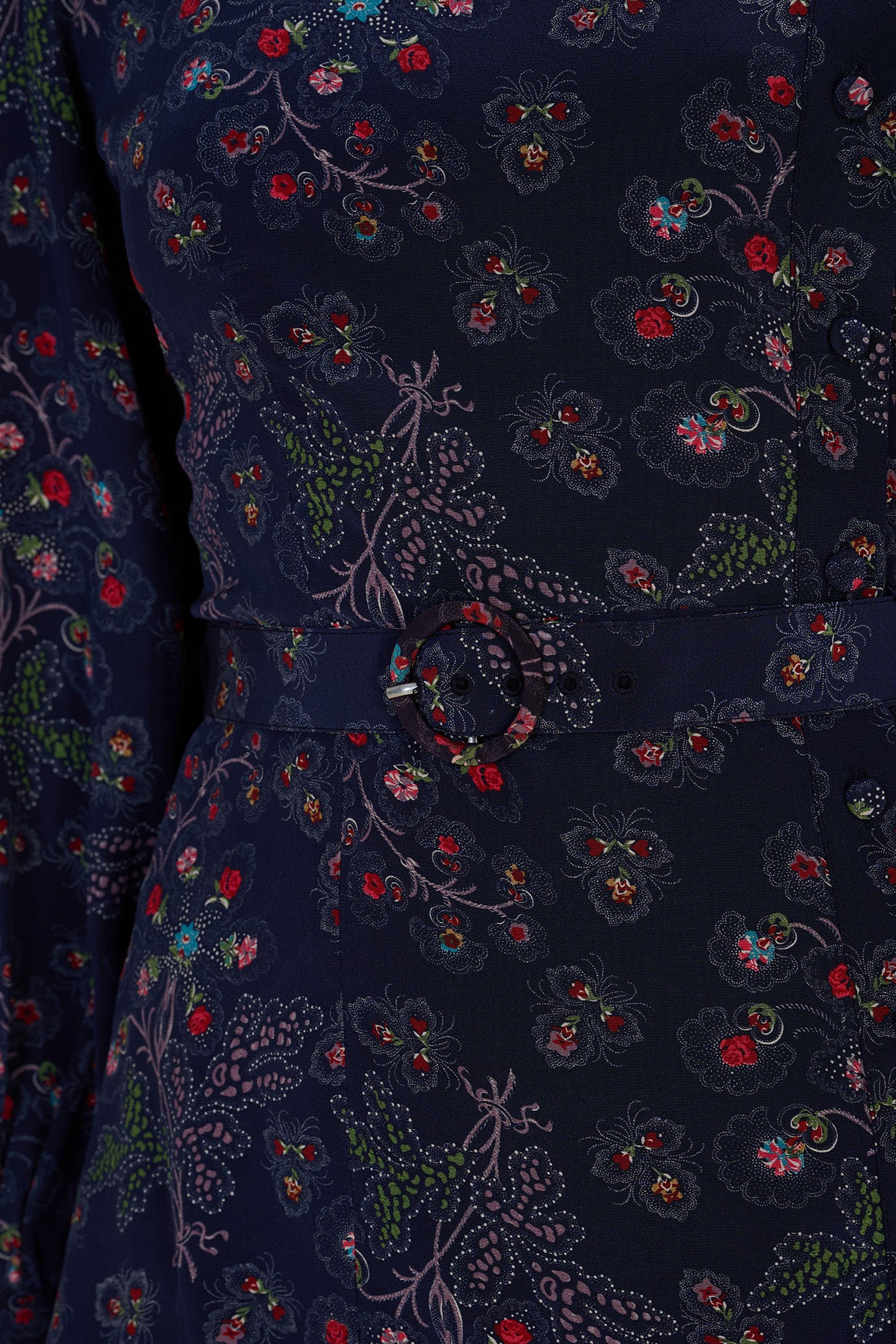 Andrea Navy Heart Blouse