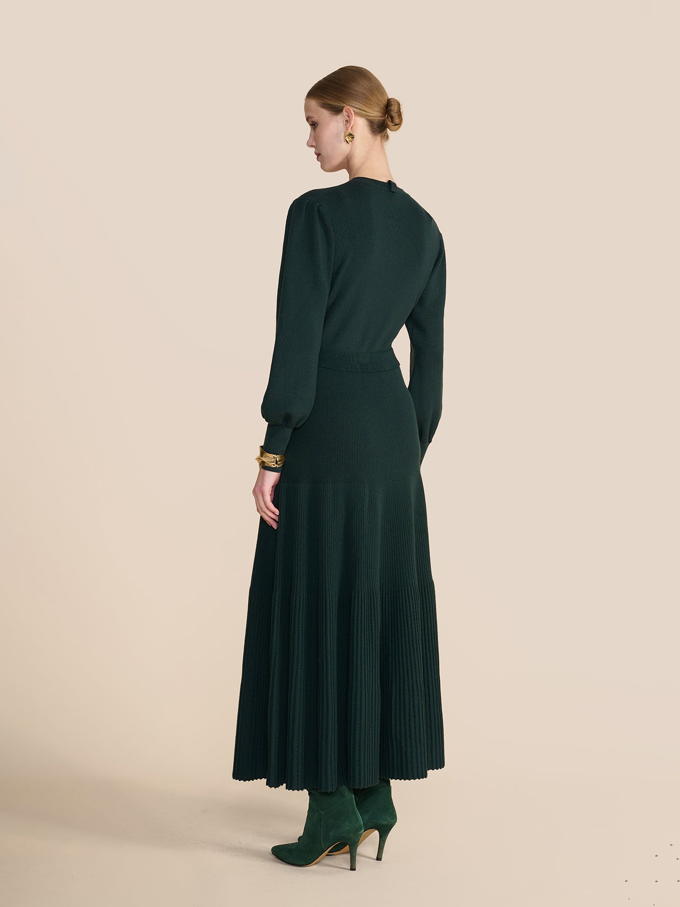 Claudia Knit Dress Evergreen