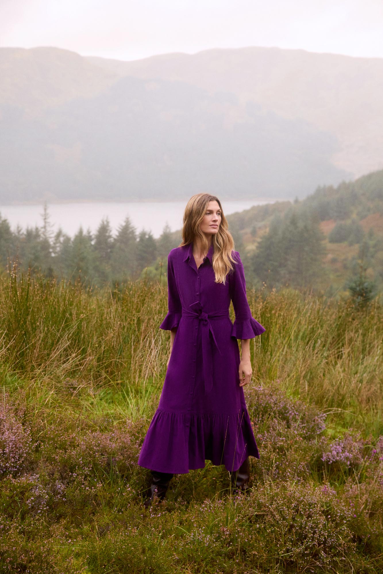 Nalini Purple Dress