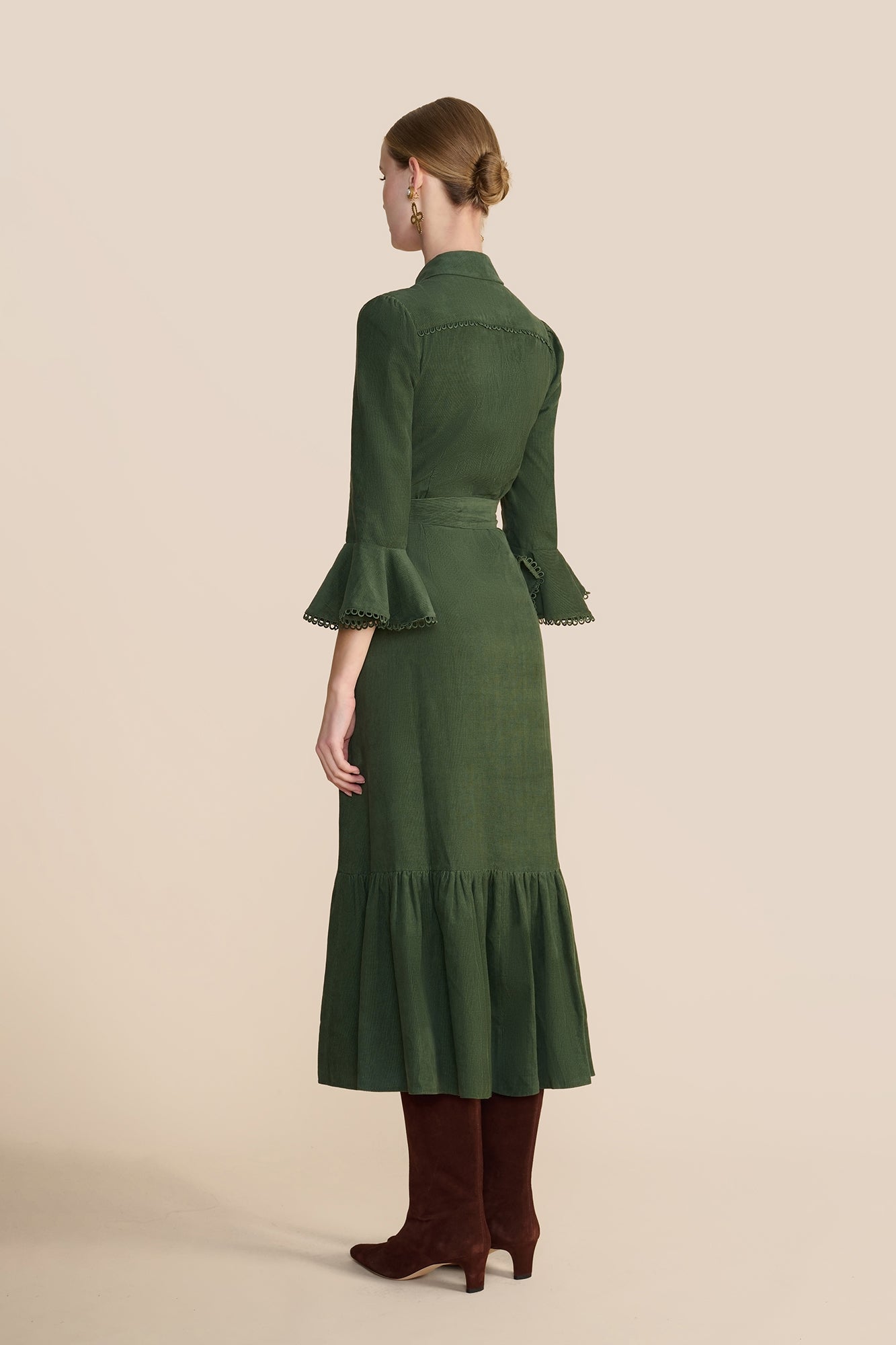 Nalini Khaki Dress