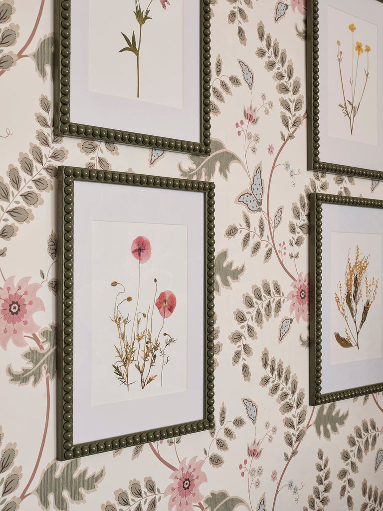 Beulah x Wilder & Wren Pressed Buttercups Print in Bobbin Frame