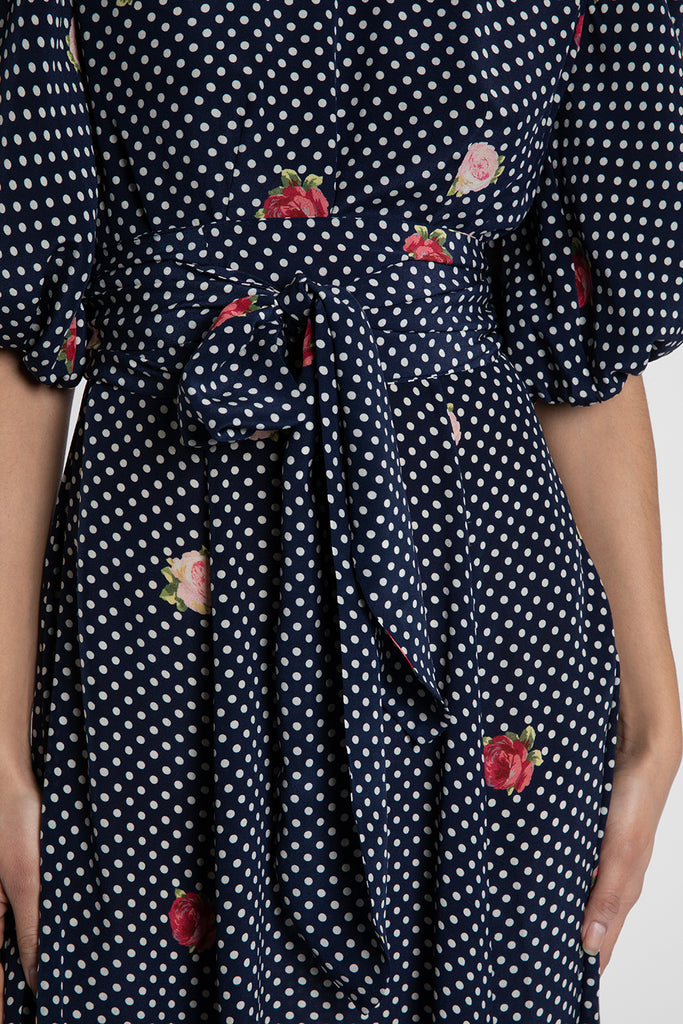 Sienna Floral Dot Dress