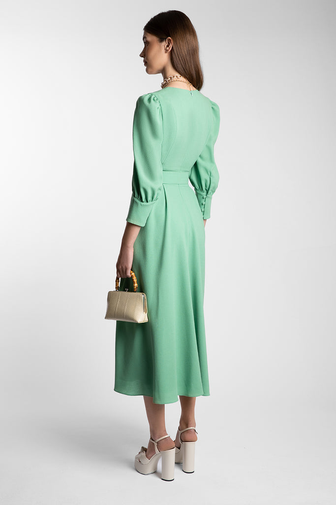 Florentina Pea Green Dress