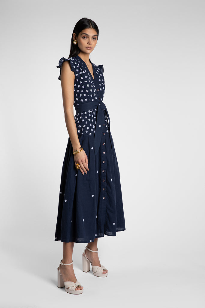 Primrose Navy Dress