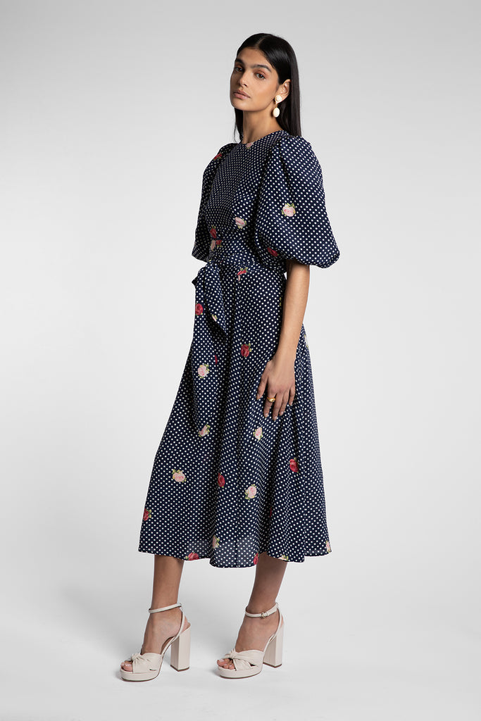 Sienna Floral Dot Dress