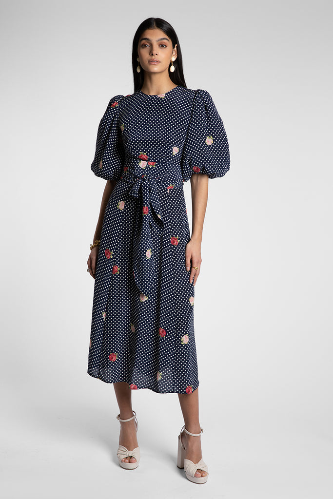 Sienna Floral Dot Dress