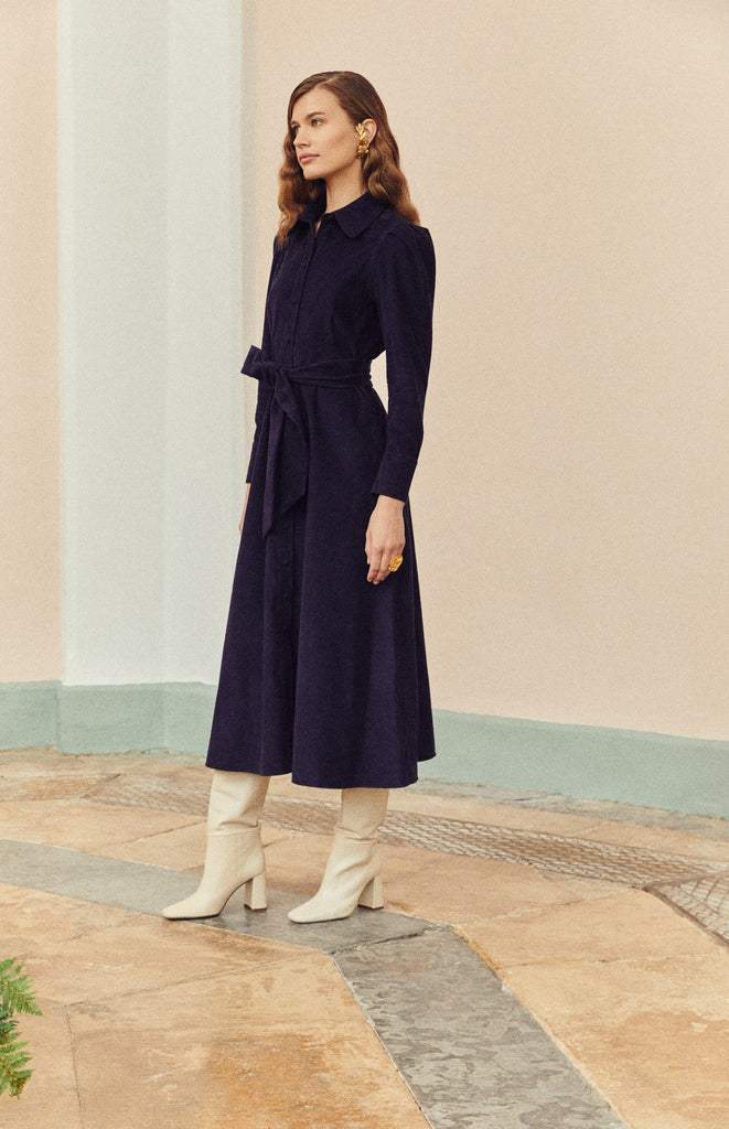 Valerie Navy Dress