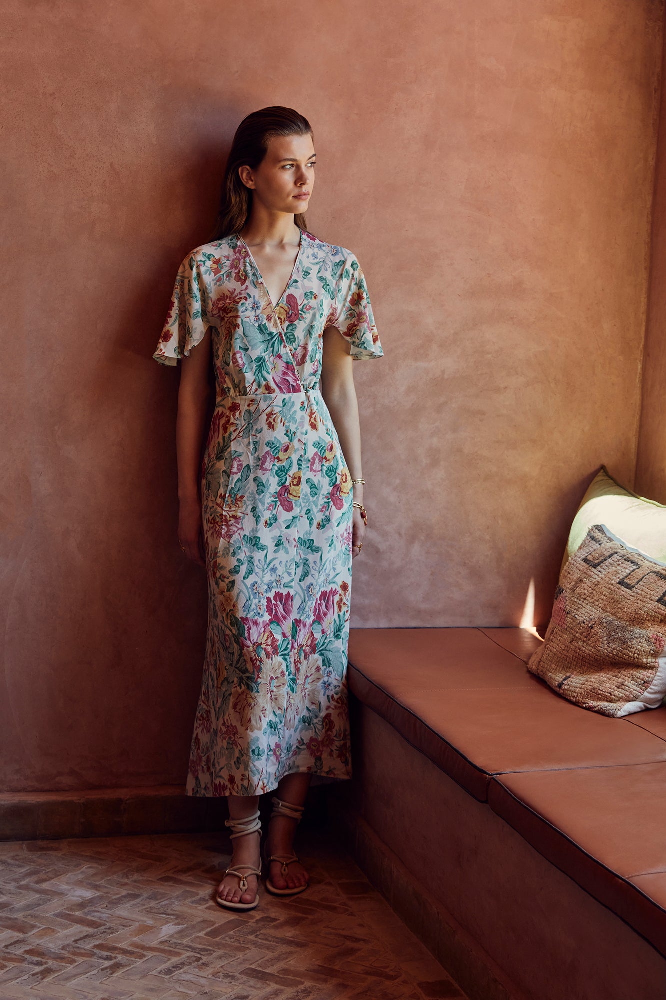Eva Floral Wrap Dress