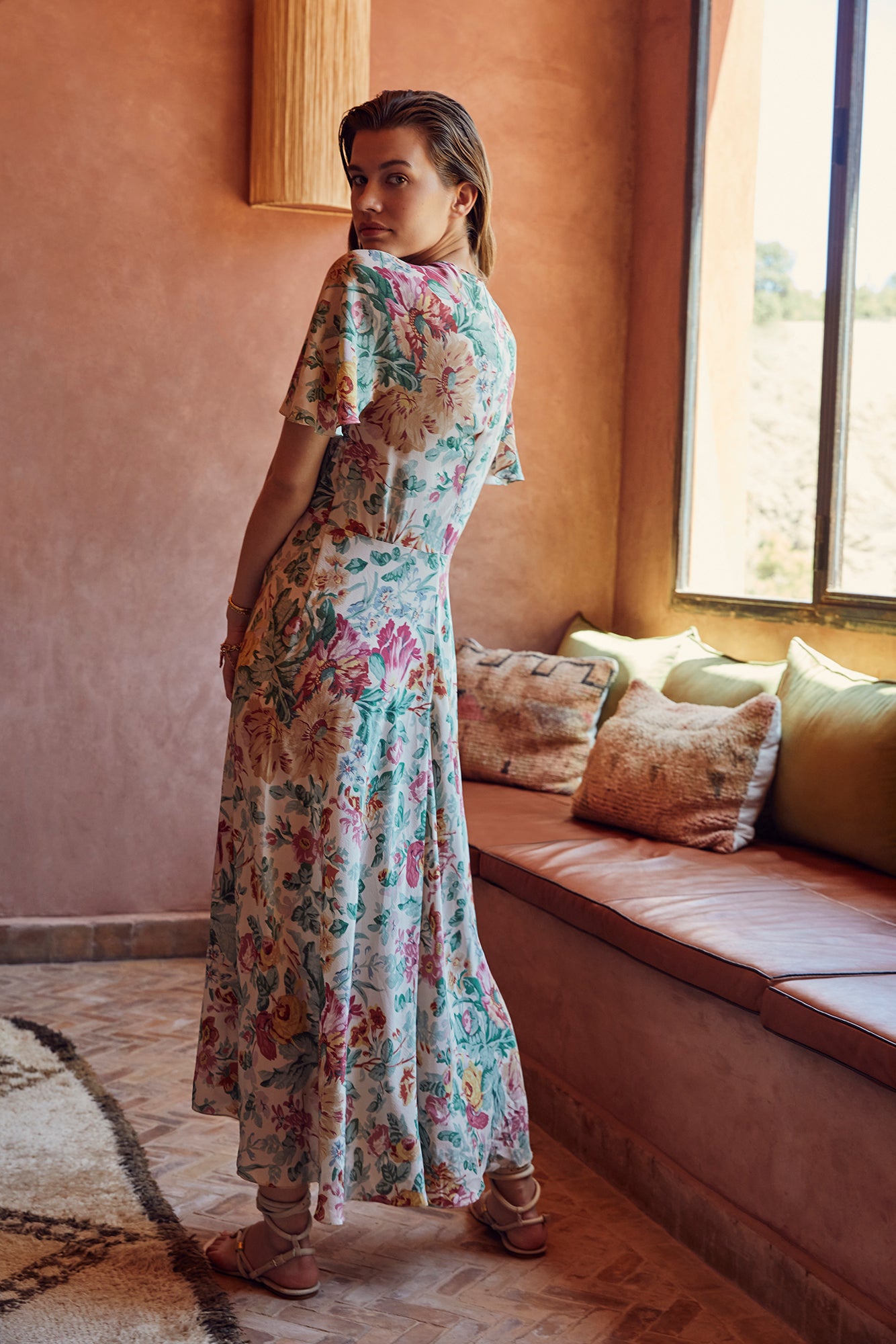 Eva Floral Wrap Dress