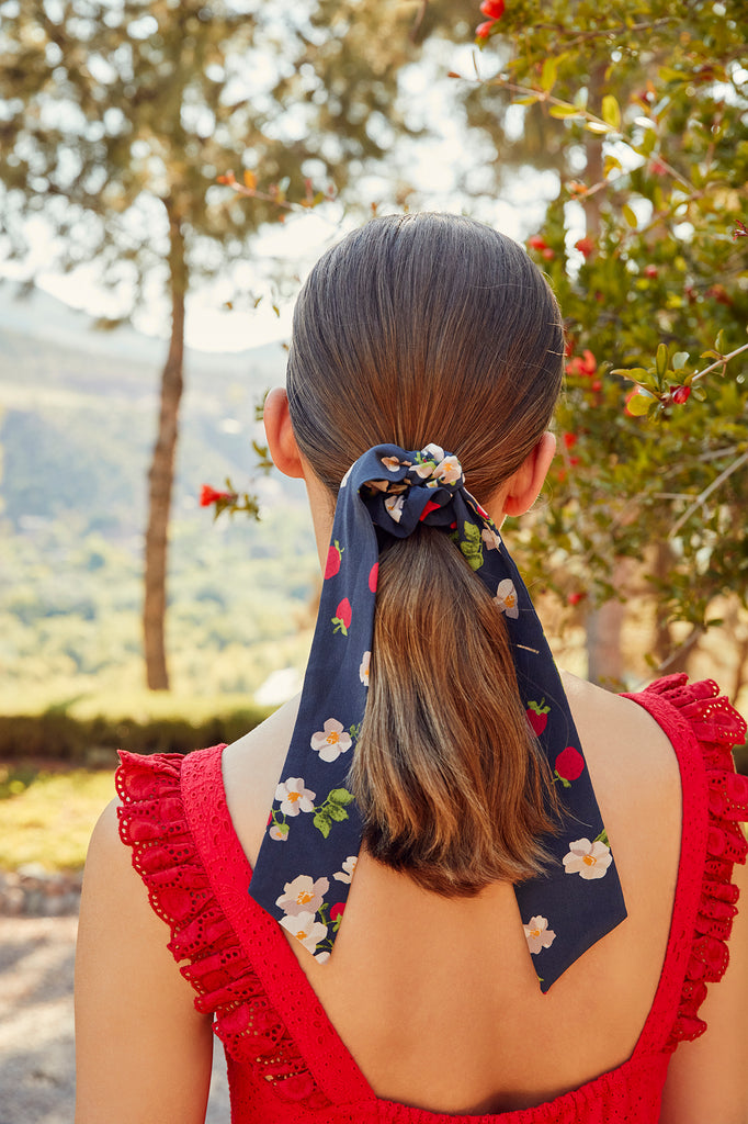 Strawberry Carbon Scrunchie