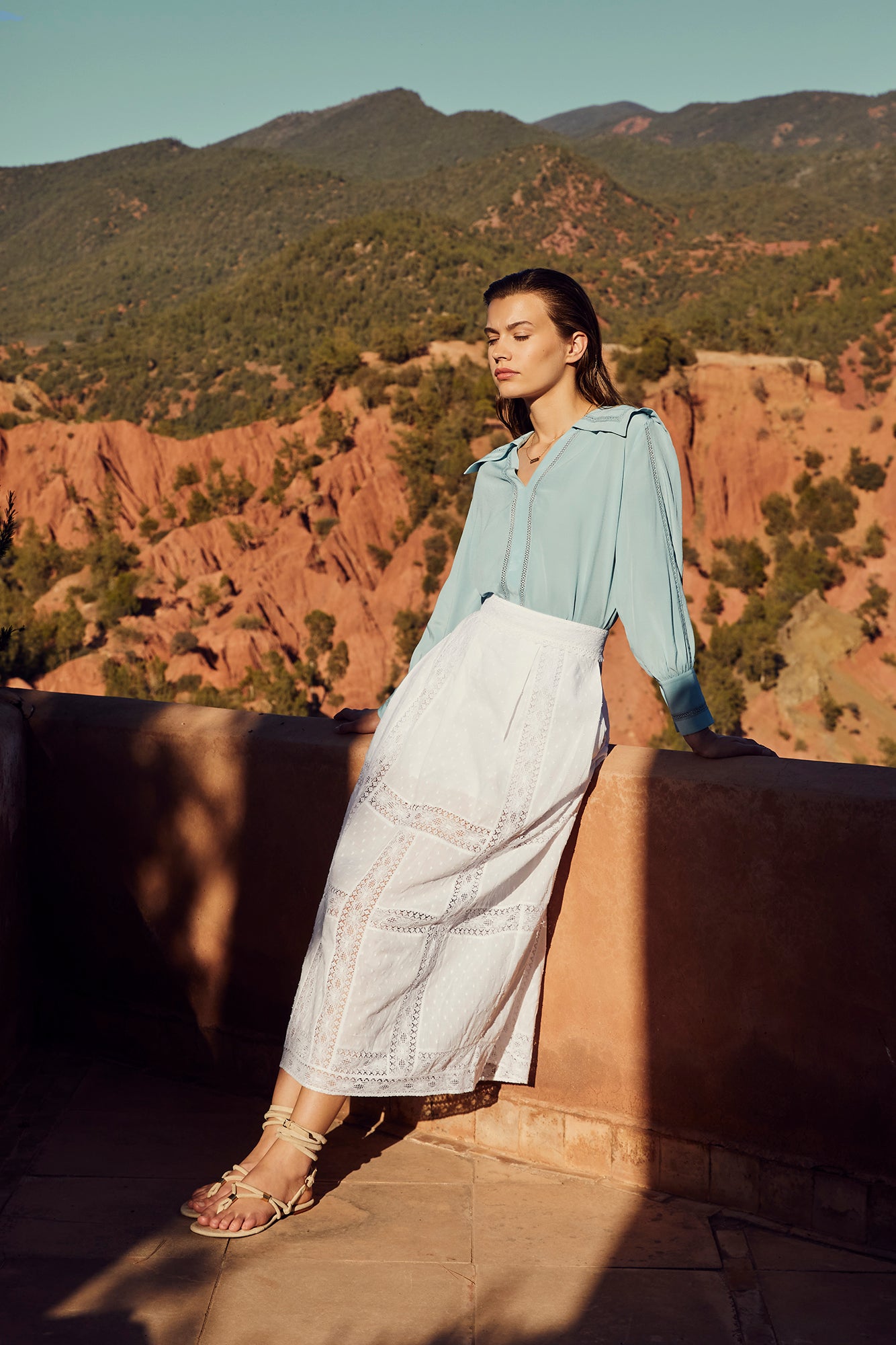 Sonia White Skirt