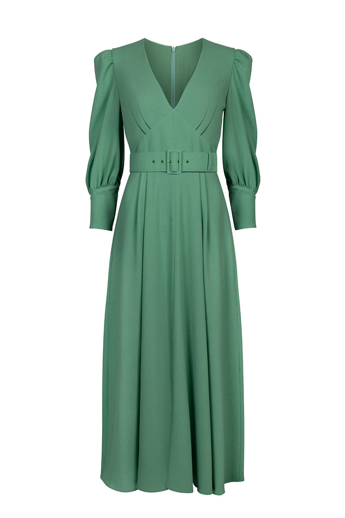 Florentina Pea Green Dress