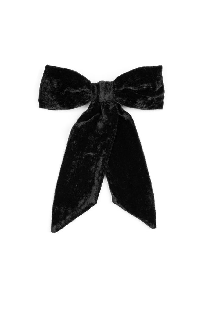 Bow Black Velvet